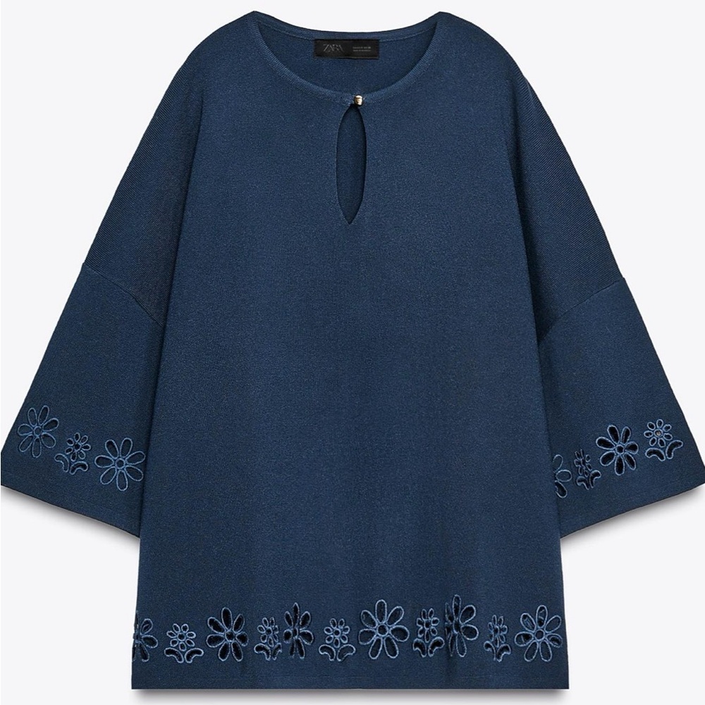NWT Navy Blue knit set - Picture 6 of 7